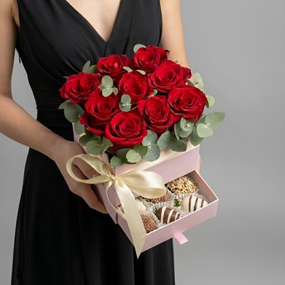 Moskova'ya gül ve çikolata siparişi